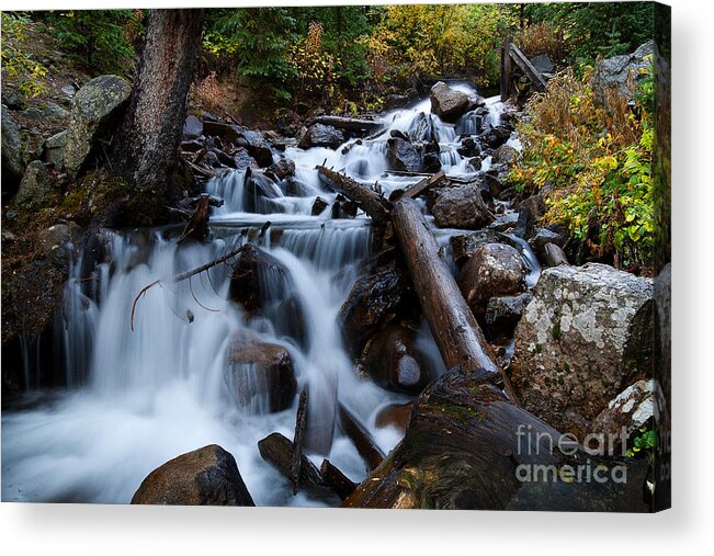 Autumn Colors Acrylic Print featuring the photograph Below the Mine by Jim Garrison