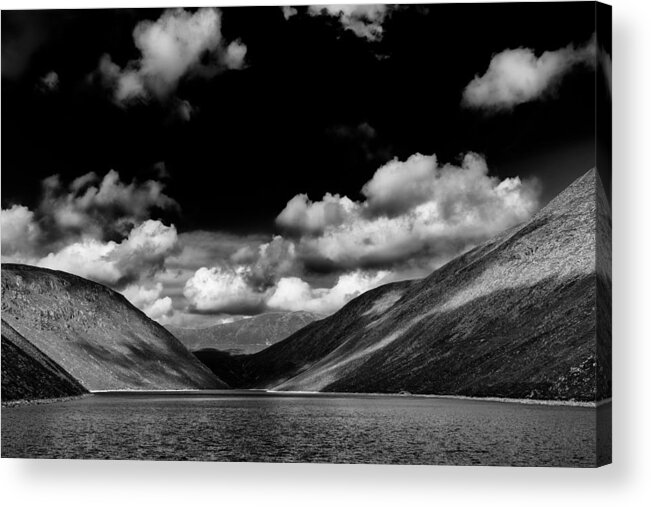 Silent Valley Acrylic Print featuring the photograph Ben Crom 1 by Nigel R Bell
