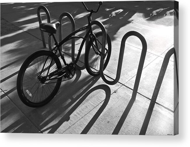 San Diego Acrylic Print featuring the photograph Bicycle by Larry Butterworth