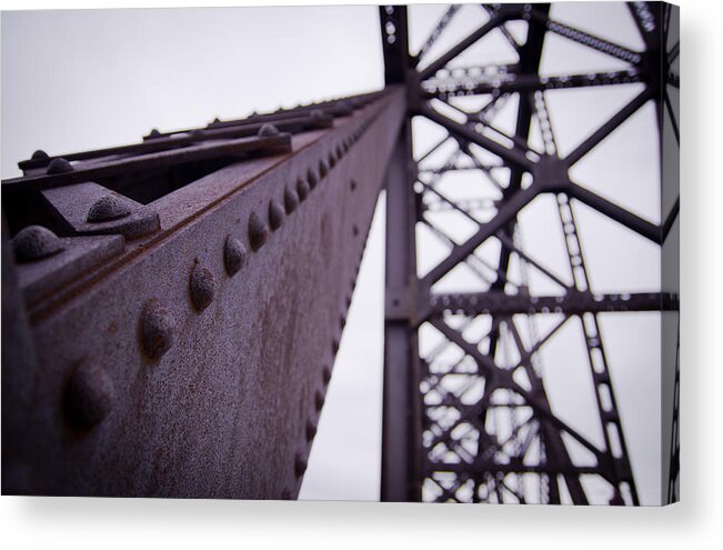  Structure Acrylic Print featuring the photograph Big Four by Off The Beaten Path Photography - Andrew Alexander