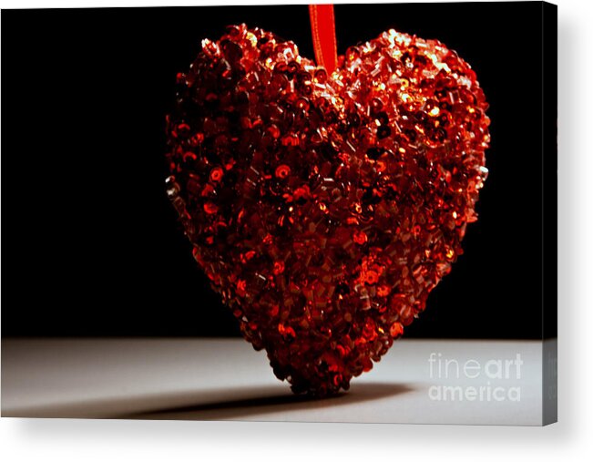 Romantic Acrylic Print featuring the photograph Big Heart by Robin Lynne Schwind