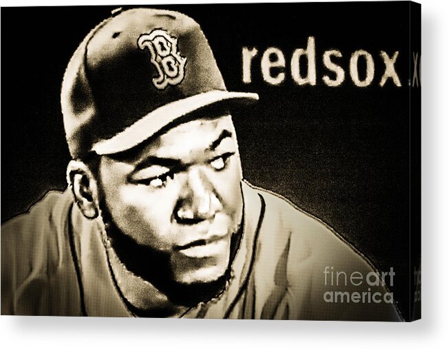 Boston Acrylic Print featuring the photograph Big Papi by George DeLisle