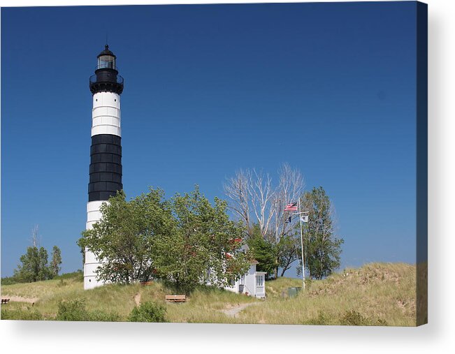 Big Sable Point Lighthouse Acrylic Print featuring the photograph Big Sable Point Lighthouse by Cobalt Photography