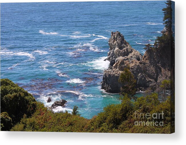 Big Sur Acrylic Print featuring the photograph Big Sur Coastline by Bev Conover