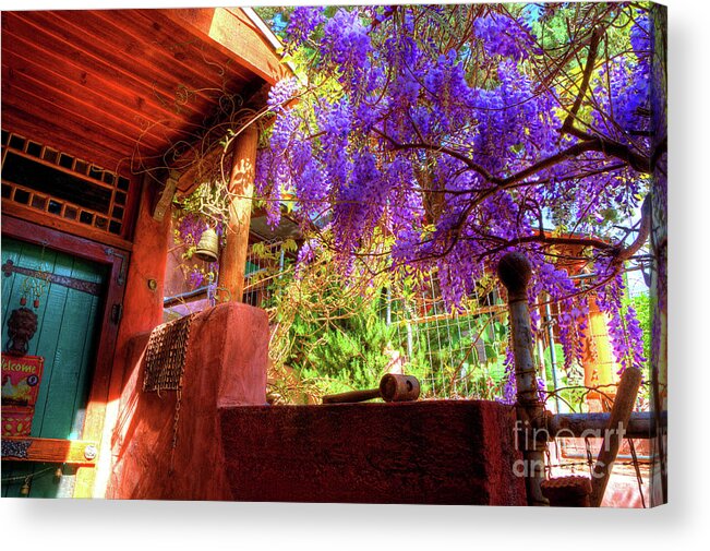 Artist House Acrylic Print featuring the photograph Bisbee Artist Home by Charlene Mitchell