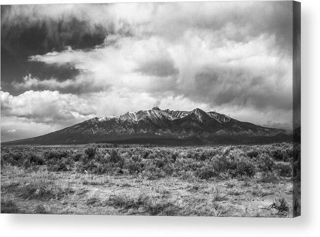 Blanca Acrylic Print featuring the photograph Blanca Massif by Aaron Spong