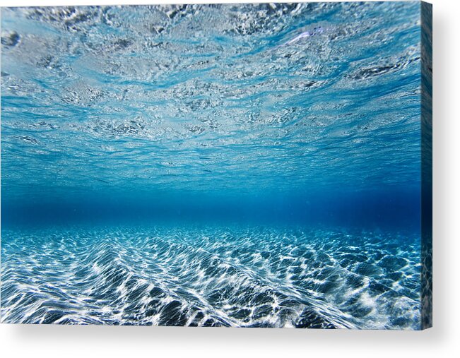 Sea Acrylic Print featuring the photograph Blue Sea by Sean Davey