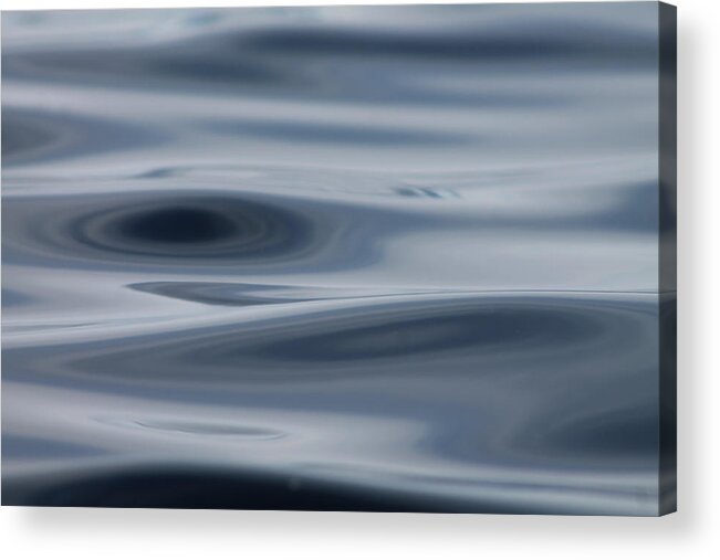 Blue Acrylic Print featuring the photograph Blue Swirls by Cathie Douglas