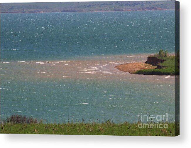 Water Acrylic Print featuring the photograph Blue Water Wilson Lake by Robert D Brozek
