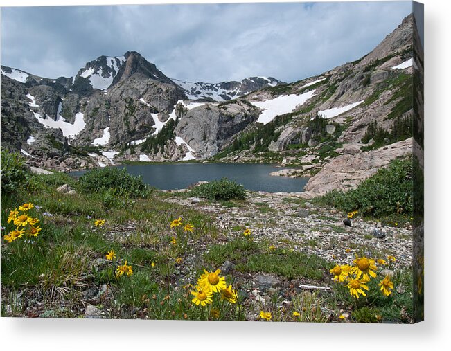 Photograph Acrylic Print featuring the photograph Bluebird Lake - Colorado by Cascade Colors