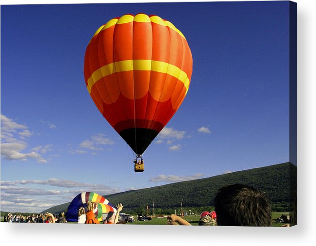 Balloon Acrylic Print featuring the photograph Bon Voyage by Gene Walls