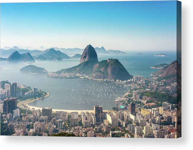 Tranquility Acrylic Print featuring the photograph Botafogo Bay, Rio De Janeiro by Andre Pinto