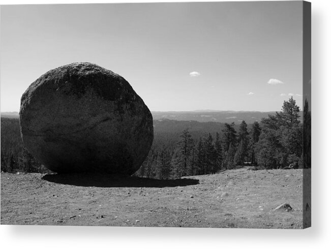 Nature Acrylic Print featuring the photograph Boulder View by Daniel Schubarth