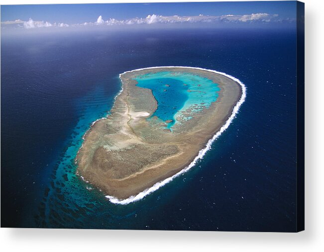 Feb0514 Acrylic Print featuring the photograph Boult Reef Capricornia Cays Np Australia by D. & E. Parer-Cook