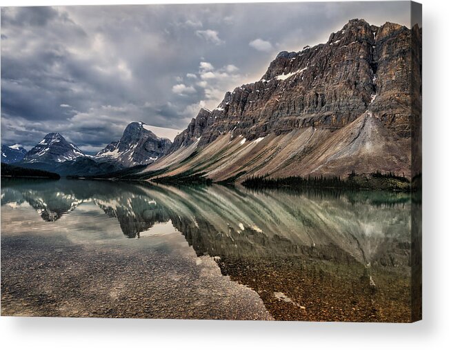 Bow Lake Acrylic Print featuring the photograph Bow Lake by Kathleen Bishop