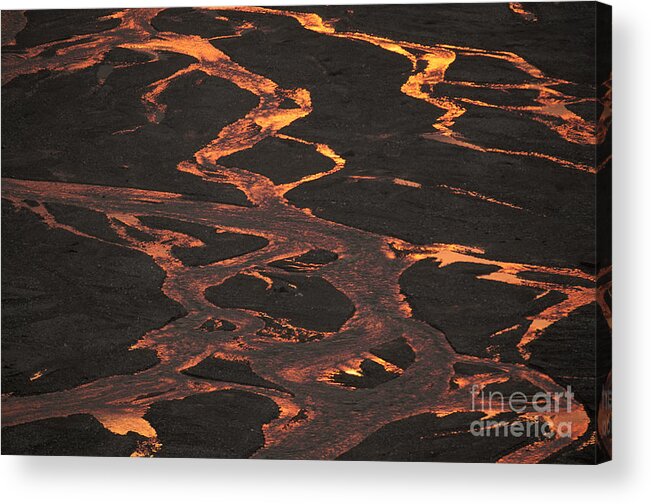 Alaska Landscape Acrylic Print featuring the photograph Braided River by Ron Sanford