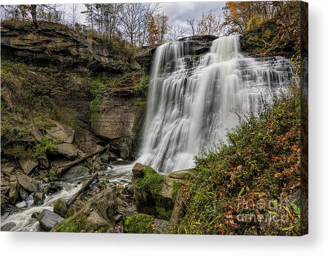 Brandywine Falls Acrylic Print featuring the photograph Brandywine Falls by James Dean