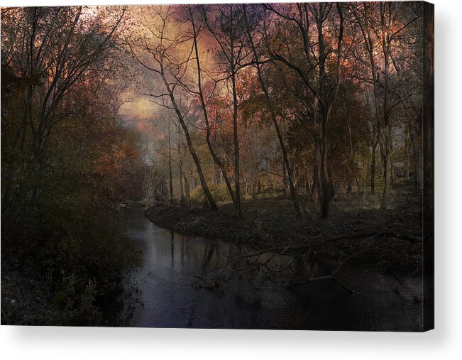 Dawn Acrylic Print featuring the photograph Breaking of dawns early light by John Rivera