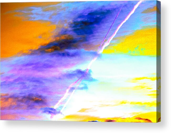 Landscape Acrylic Print featuring the photograph Breathtaking Sky Color Palette by Ann Murphy