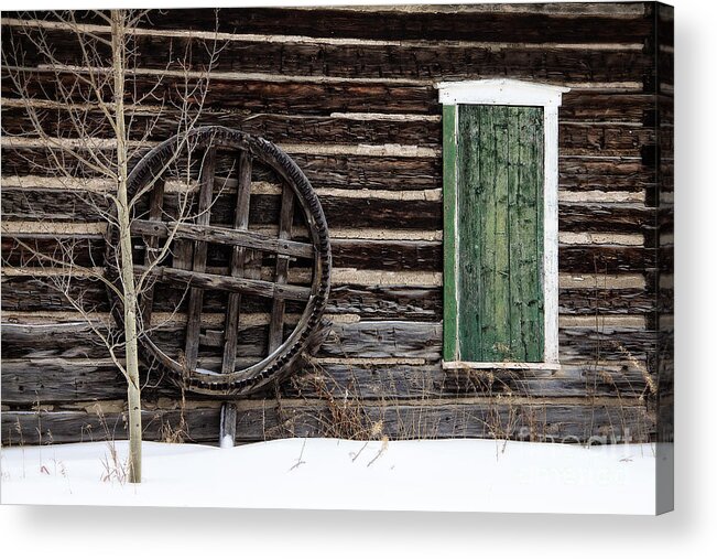 Breckenridge Acrylic Print featuring the photograph Breckenridge History in the Snow by Deborah Scannell