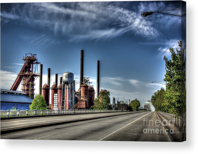 Ken Acrylic Print featuring the photograph Bridge To The Past by Ken Johnson