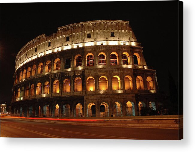 Rome Acrylic Print featuring the photograph Bring Back the Gladiators by George Buxbaum
