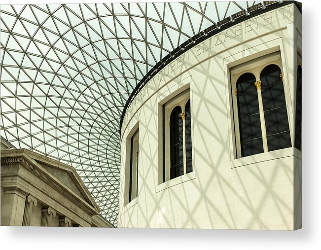 British Museum Acrylic Print featuring the photograph British Museum 1 by Nigel R Bell