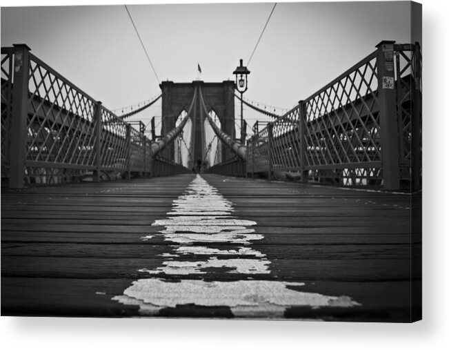 Brooklyn Lines Acrylic Print featuring the photograph Brooklyn Lines by Michael Murphy