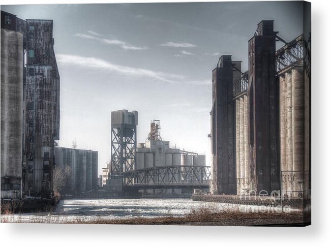 Buffalo Grain Mills Acrylic Print featuring the photograph Buffalo Grain Mills by Jim Lepard