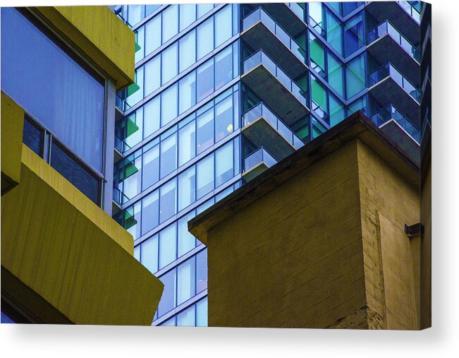  Acrylic Print featuring the photograph Building Abstract No.1 by Raymond Kunst