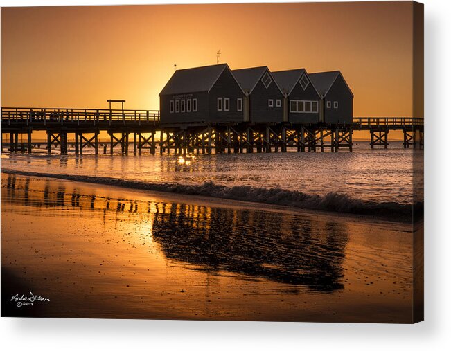 Sunset Acrylic Print featuring the photograph Busselton Sunset by Andrew Dickman