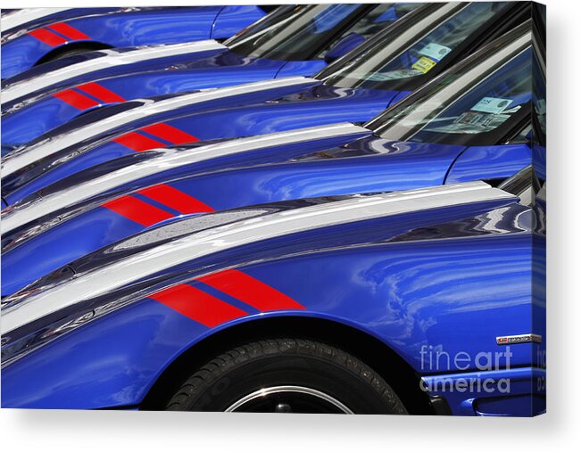 1996 Chevrolet Acrylic Print featuring the photograph C4 Grand Sport by Dennis Hedberg