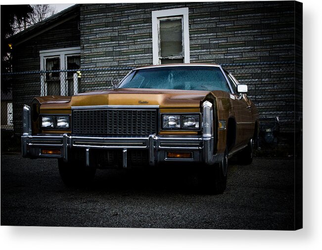 Cadillac Acrylic Print featuring the photograph Caddy by Off The Beaten Path Photography - Andrew Alexander