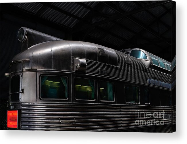 Railroad Acrylic Print featuring the photograph California Zephyr by Andres LaBrada