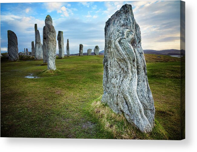 Prehistoric Era Acrylic Print featuring the photograph Callanish Standing Stones, Isle Of Lewis by Theasis