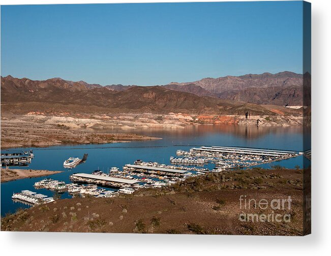 Nature Acrylic Print featuring the photograph Calville Bay, Nevada by Mark Newman