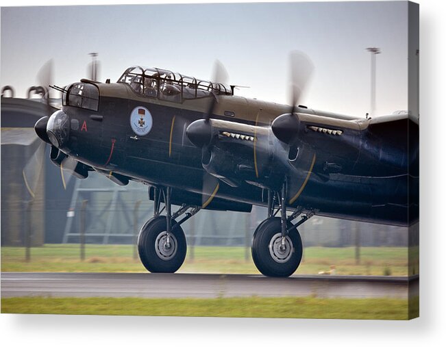 Lancaster Acrylic Print featuring the photograph Canadian Lancaster Bomber by Jason Green