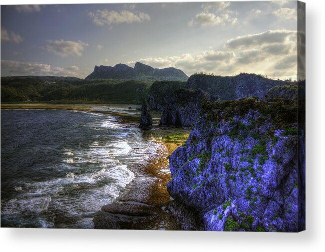 Cape Hedo Hdr Acrylic Print featuring the photograph Cape Hedo HDR by Josh Bryant