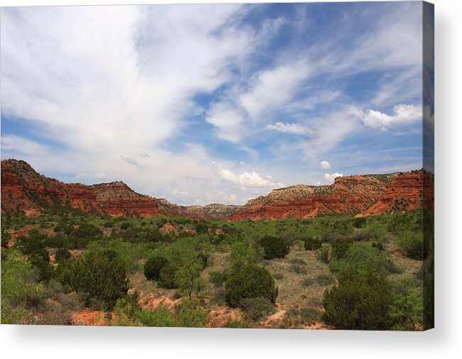 Caprock Canyon. Texas State Park Acrylic Print featuring the photograph Caprock Canyons State Park 2 by Elizabeth Budd