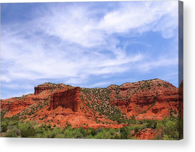 Caprock Canyon. Texas State Park Acrylic Print featuring the photograph Caprock Canyons State Park by Elizabeth Budd