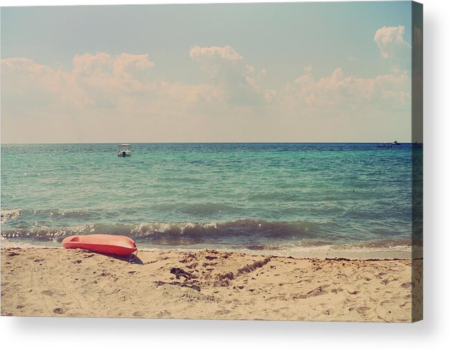 Cozumel Acrylic Print featuring the photograph Carefree by Laurie Search