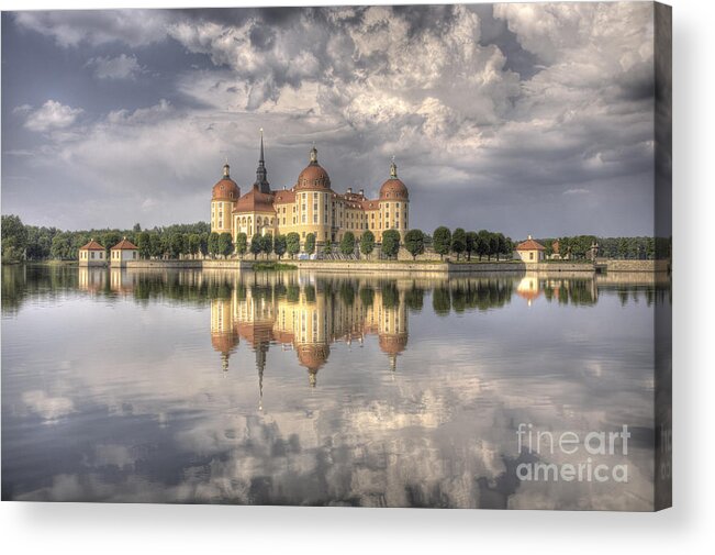 Castle Acrylic Print featuring the photograph Castle in the Air by Heiko Koehrer-Wagner