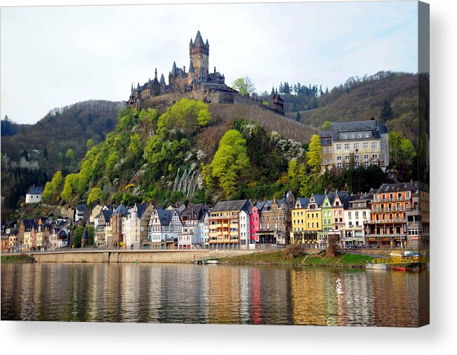 Germany Acrylic Print featuring the photograph Castle on Hill by Richard Gehlbach