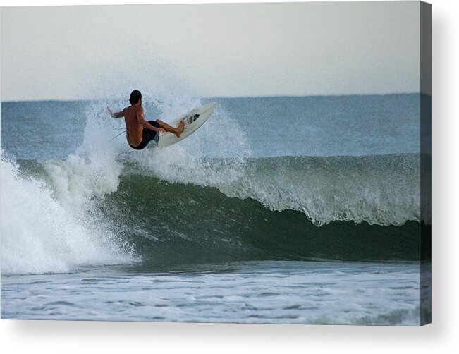Surf Acrylic Print featuring the photograph Catching Air by Greg Graham