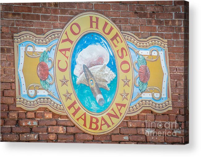 America Acrylic Print featuring the photograph Cayo Hueso Habana Key West - HDR Style by Ian Monk