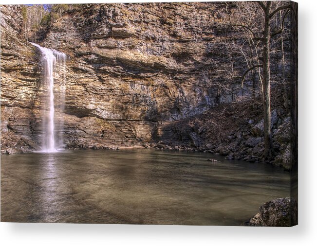 Waterfall Acrylic Print featuring the photograph Cedar Falls at Petit Jean State Park - Arkansas by Jason Politte
