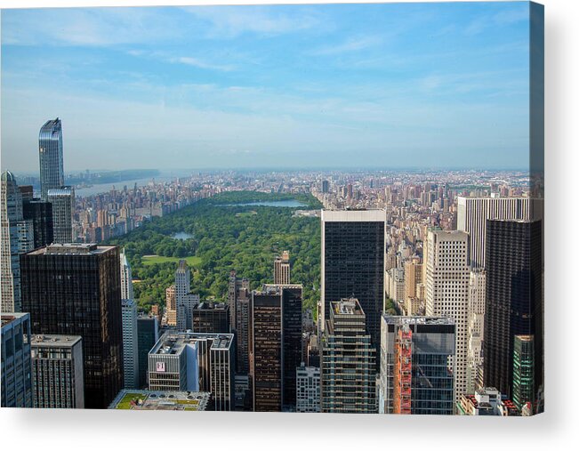 Central Park Acrylic Print featuring the photograph Central Park 01 by Keith Thomson