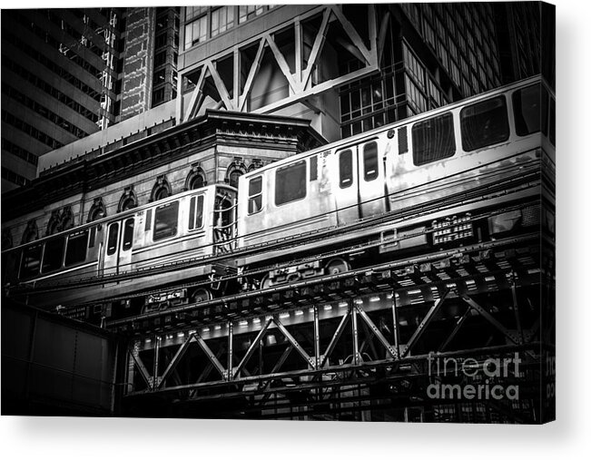 America Acrylic Print featuring the photograph Chicago Elevated by Paul Velgos