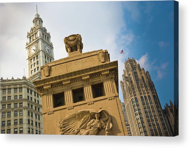 Relief Carving Acrylic Print featuring the photograph Chicago by Jmsilva