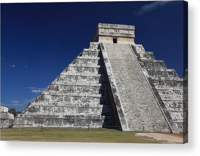 Architecture Acrylic Print featuring the photograph Chichen Itza Mayan Ruins Yucatan Peninsula Mexico by Wayne Moran